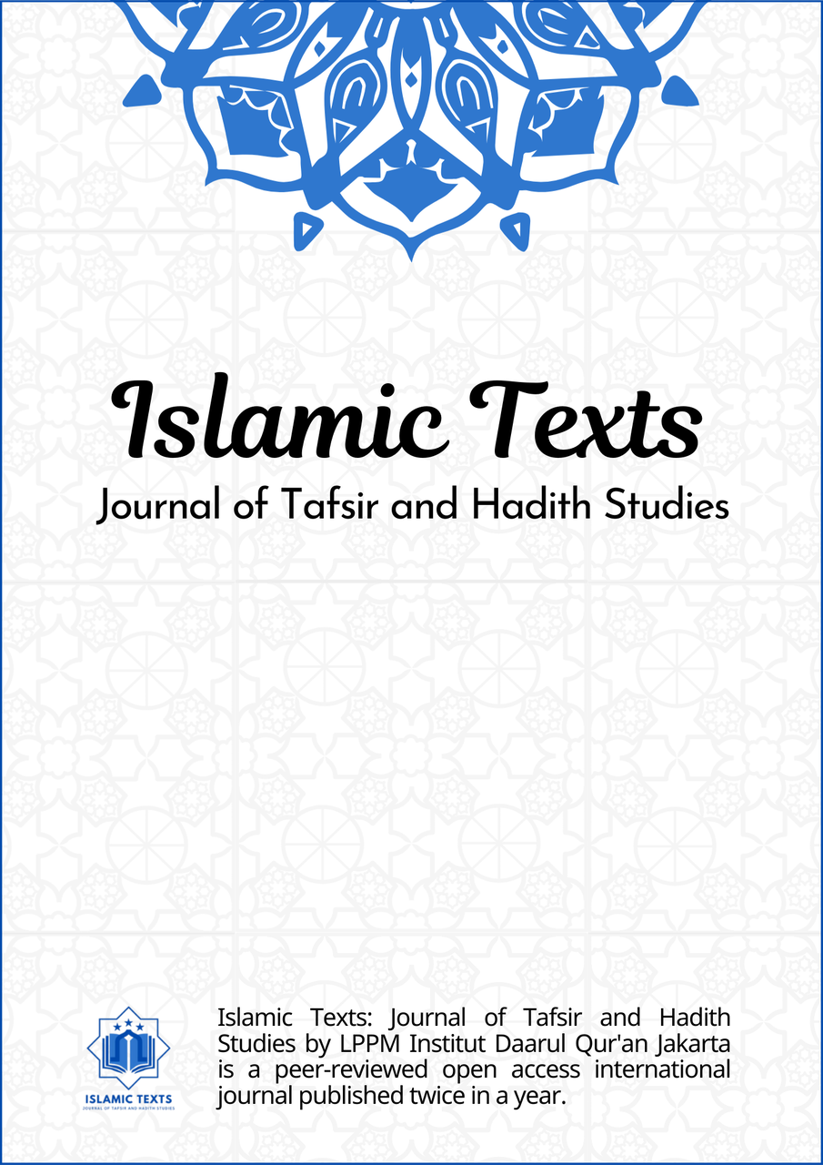 					View Vol. 2 No. 1 (2026): Islamic Texts: Journal of Tafsir and Hadith Studies
				